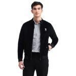 Mock Neck Regular Fit Jacket For Men