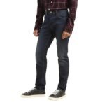 Men's  Slim Fit Mid Rise Jeans(Dark Navy)
