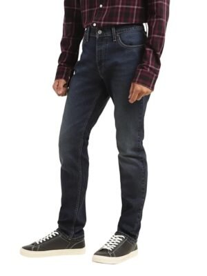 Men's Slim Fit Mid Rise Jeans(Dark Navy)