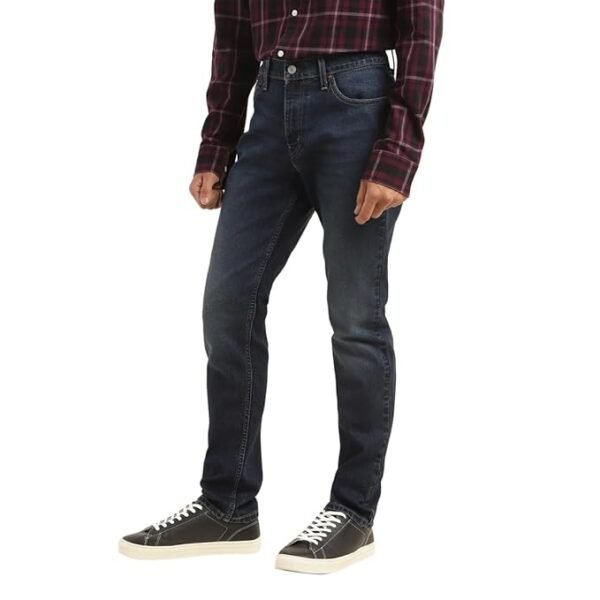 Men's  Slim Fit Mid Rise Jeans(Dark Navy)