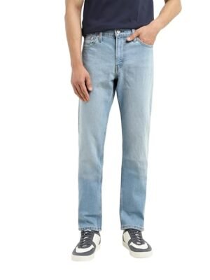 Men's  Slim Fit Mid Rise Blue Jeans