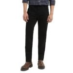 Men's Black Slim Fit Mid Rise Jeans
