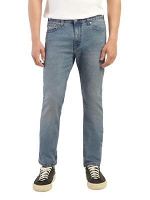 Men's  Slim Fit Mid Rise Blue Jeans