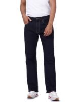 Mid Rise Regular Jeans( Dark Blue)