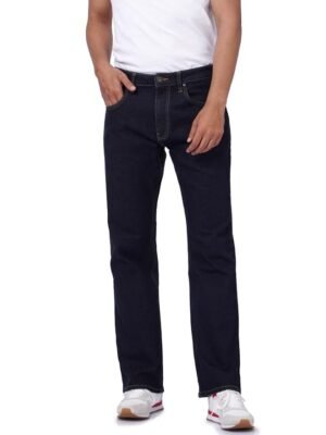Mid Rise Regular Jeans( Dark Blue)