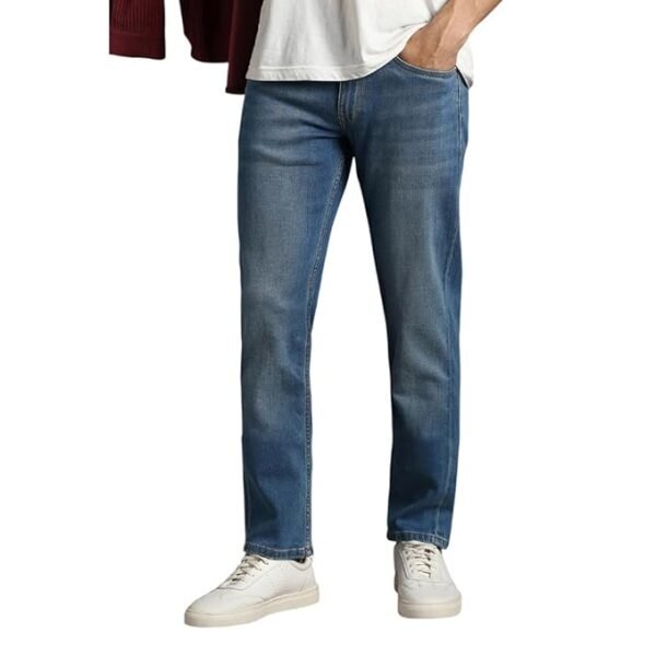 Men's Slim Fit Mid-Rise Stretchable Jeans