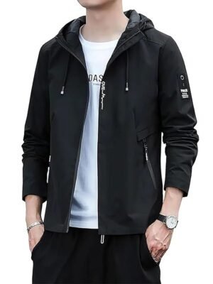 Jacket for men || Lightweight Outwear Jacket( Black)