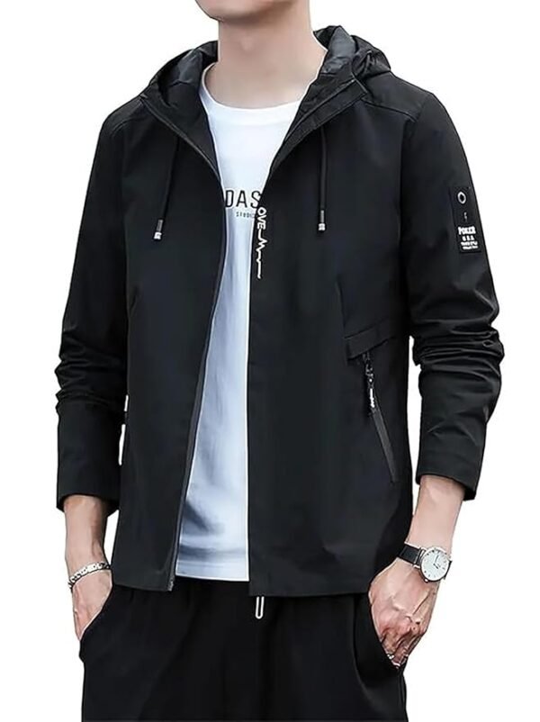 Jacket for men || Lightweight Outwear Jacket( Black)