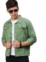 Men's Slim Fit Jacket( Green)