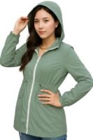 Women Jacket || Women Sweatshirt Style Jacket for Winter Wear(Green)