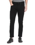 Black Men's Tapered Jeans