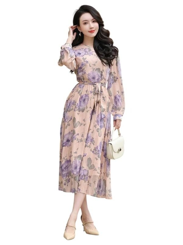 Dress for Women || Western Dresses for Women || One Piece Maxi Dress (Peach)