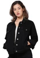 Women's Denim Jacket(Black)