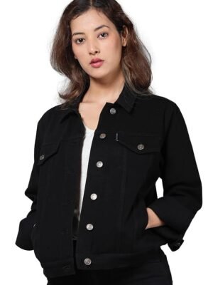 Women's Denim Jacket(Black)