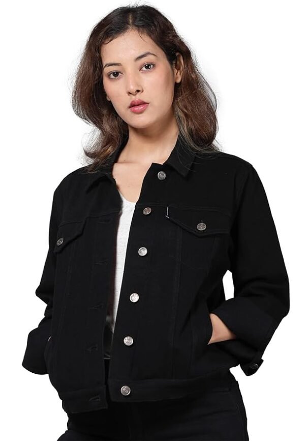 Women's Denim Jacket(Black)