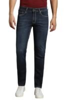 Men's Slim Fit Stretch Fabric for Comfort Premium Wash Aesthetic Authentic Twill(Navy)