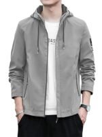Jacket for men || Lightweight Outwear Jacket(Grey)