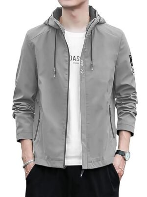 Jacket for men || Lightweight Outwear Jacket(Grey)