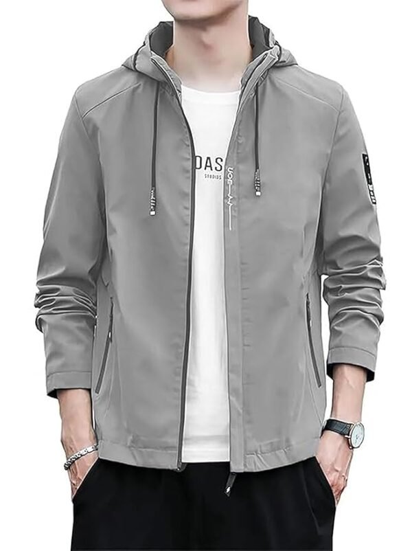 Jacket for men || Lightweight Outwear Jacket(Grey)