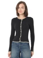 Women's Cotton Blend Casual Cardigan Sweater