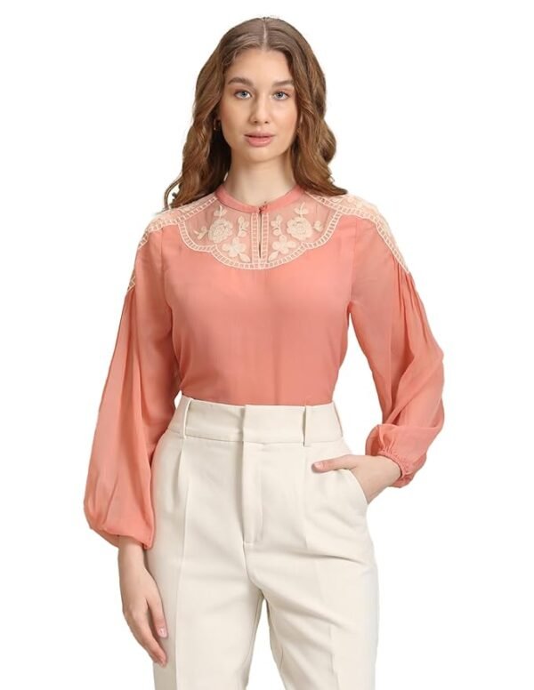 Women's Polyester Regular Fit T-Shirt( Dusty Pink)