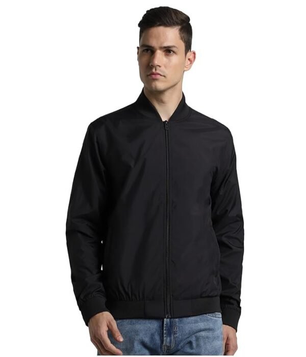 Black Men's A-Line Coat