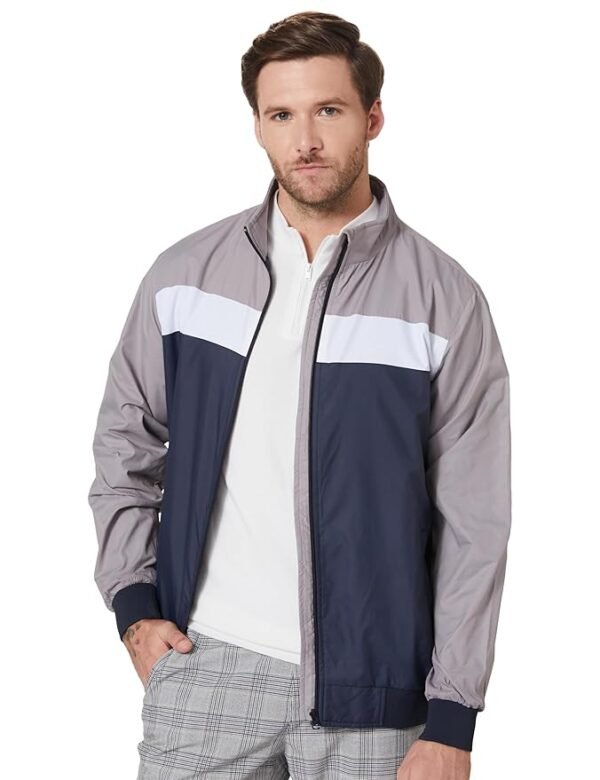 Symbol Men's 100% Polyester Regular Jacket (Available in Plus Sizes)