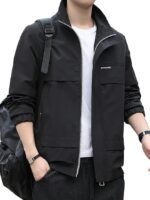 Jacket for men || Lightweight Outwear Jacket(Black)