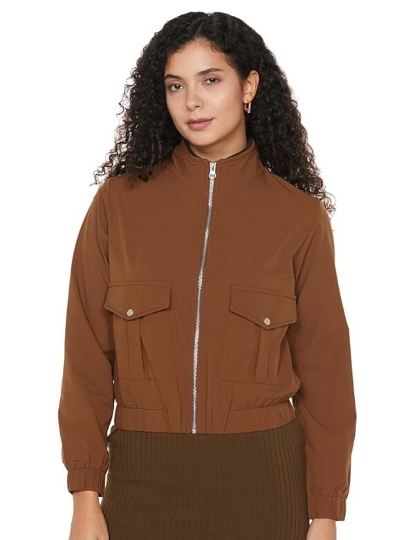 Women's Faux Fur-Lined Puffer Jacket with Detachable Hood - Warm, Stylish ( Mustard)