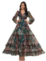 Dress for Women || Western Dresses for Women || One Piece Maxi Dress(Green)