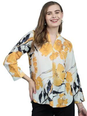 Women's Floral Regular Fit T-Shirt