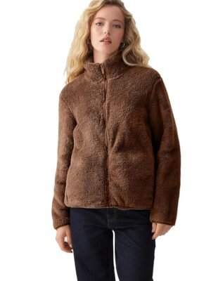 Women Sherpa Fur Jacket For Women Super Warm Leight Weight Fabric
