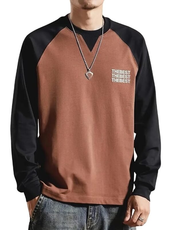 Men T-Shirt || Cotton Casual T Shirt for Men(Brown)