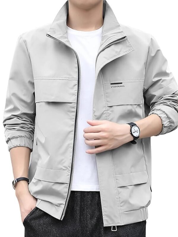 Jacket for men || Lightweight Outwear Jacket(Grey)