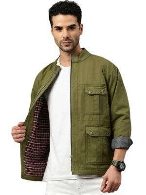 Men's Truckers Jacket(Dark Green)