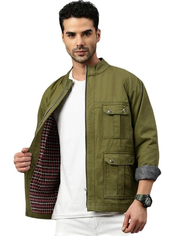 Men's Truckers Jacket(Dark Green)