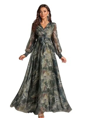 Western Dresses for Women(Green)