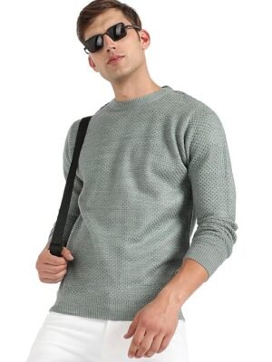 Men's Zip-Front Jacket with Open-Angled Pocket for Casual Wear | Low-High Neck | Long Sleeve | Zipper Closure