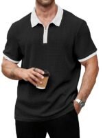 Men's Solid Classic Fit T-Shirt(Black)