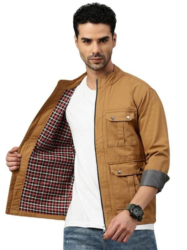 Men's Truckers Jacket( Khaki)