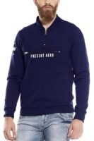 Men's Cotton High Neck Bomber Jacket